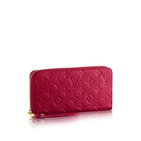 louis vuitton red zippy wallet|louis vuitton wallet zipper pull.